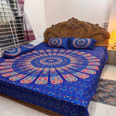 Luxury King size Bed Sheet with Matching Pillow covers