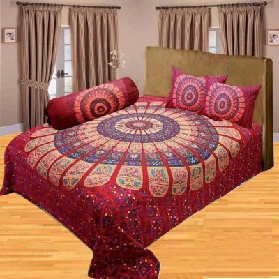 Luxury King size Bed Sheet with Matching Pillow covers