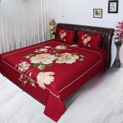 Luxury King size Bed Sheet with Matching Pillow covers