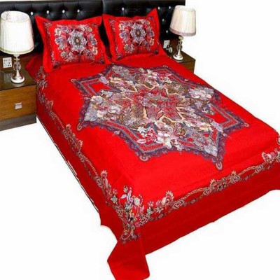Luxury King size Bed Sheet with Matching Pillow covers