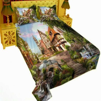 Luxury King size Bed Sheet with Matching Pillow covers