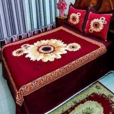 Luxury King size Bed Sheet with Matching Pillow covers