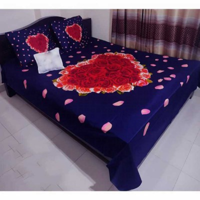 Luxury King size Bed Sheet with Matching Pillow covers